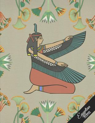 Download Egyptian Notebook Collection: Winged Woman, Journal/Diary, Wide Ruled, 100 Pages, 8.5 X 11, (Egyptian Art) -  | ePub