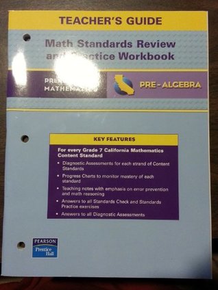 Read Prentice Hall Math Pre-Algebra Math Standards Review & Practice Workbook Teacher's Guide - Pearson/Prentice Hall | PDF
