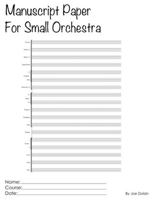 Read Online Manuscript Paper For Small Orchestra: Scholar Series Student Manuscript Books From LayFlat Sketchbooks -  file in PDF