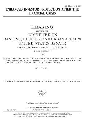 Read Enhanced Investor Protection After the Financial Crisis - U.S. Congress | ePub