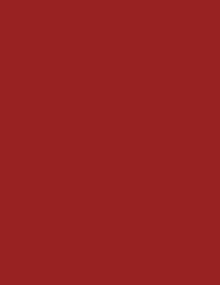 Read Online Brick Red 101 - Narrow Lined with Margins Notebook: 101 Pages, 8.5 X 11, Narrow Ruled, Journal, Soft Cover - Legacy file in PDF