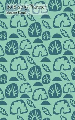 Download 2018-2019 Planner Modern Floral: 2 Year 2018-19 Bi Weekly Calendar Organizer Appointment Book, Leaves on Green Cover, Two Years 105 Weeks, 5x8, with Monthly, Yearly and Address Pages -  file in PDF