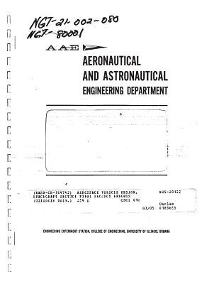 Download Aerospace Vehicle Design, Spacecraft Section. Volume 2 - National Aeronautics and Space Administration | ePub