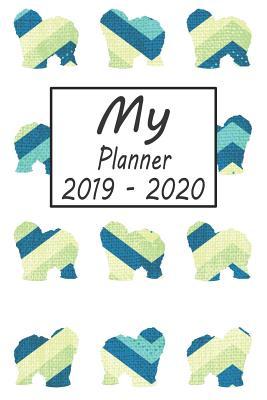 Read Online My Planner 2019 - 2020: Old English Sheepdog Dog Blue Pattern Weekly Planner 2019 - 2020: 24 Month Agenda - Calendar, Organizer, Notes, Goals & to Do Lists -  file in ePub