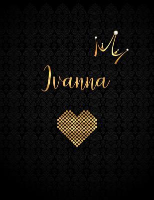 Read Online Ivanna: Black Personalized Lined Journal with Inspirational Quotes - Panda Studio | PDF