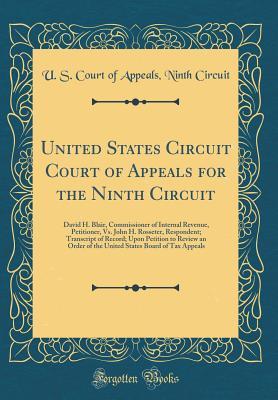 Download United States Circuit Court of Appeals for the Ninth Circuit: David H. Blair, Commissioner of Internal Revenue, Petitioner, vs. John H. Rosseter, Respondent; Transcript of Record; Upon Petition to Review an Order of the United States Board of Tax Appeals - U.S. Court of Appeals Ninth Circuit | PDF