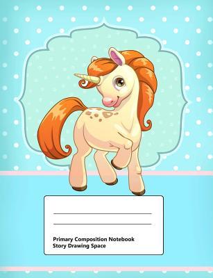 Read Online Primary Composition Book with Story Drawing Space: Draw and Write Journal Top Half Blank Primary Handwriting Practice and Exercise Paper Notebook Cute Designs Unicorn for Girls Blue - Elementaria Publishers file in ePub