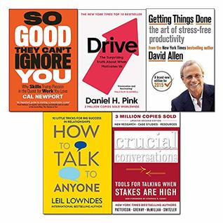 Read Online Drive,Getting Things Done,So Good They Can't Ignore You,Crucial Conversations,How to Talk to Anyone 5 Books Collection Set - Daniel H. Pink file in ePub
