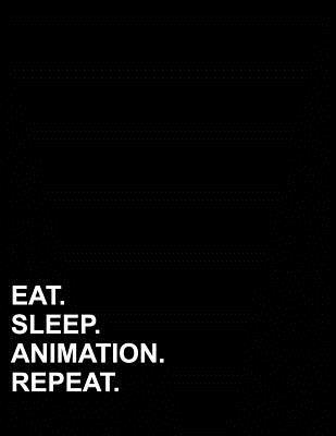 Download Eat Sleep Animation Repeat: Graph Paper Notebook: 1 cm Squares, Blank Graphing Paper with Borders -  | ePub