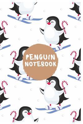 Download Penguin Notebook: Cute Composition Notebook/Journal for Adult/Children Animals Lovers to Writing (6x9 Inch. 15.24x22.86 cm.) Lined Paper 120 Blank Pages (SKIS&CANDY WHITE&BLUE&BROWN Pattern) - Sounding Pets file in PDF