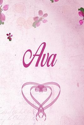 Read Ava: Personalized Name Notebook/Journal Gift For Women & Girls 100 Pages (Pink Floral Design) for School, Writing Poetry, Diary to Write in, Gratitude Writing, Daily Journal or a Dream Journal. - Personalized Name Publishers file in ePub