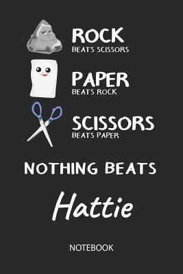 Download Nothing Beats Hattie - Notebook: Rock Paper Scissors Game - Blank Ruled Kawaii Personalized & Customized Name Notebook Journal Girls & Women. Cute Desk Accessories & Kindergarten Writing Practise, Back To School Supplies, Birthday & Christmas Gift. - Rockpaperscissors Publishing file in ePub