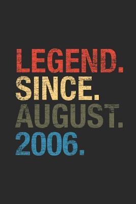 Read Online Legend Since August 2006: Small Lined Notebook (6 X 9 -120 Pages) for Birthday Gift Idea - Legend Publishing file in ePub