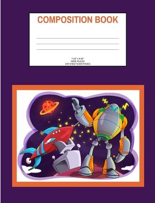 Read Online Composition Book: Space; wide ruled; 100 sheets/200 pages; 7.44 x 9.69 -  file in ePub