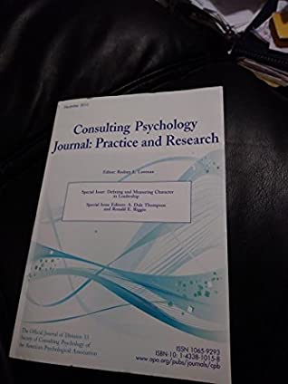 Read Consulting Psychology Journal: Practice and Research - Consulting Psychology Journal: Practice and Research | ePub